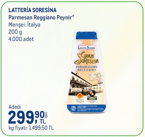 Latteria Soresina Parmesan Reggiano Peynir 200G