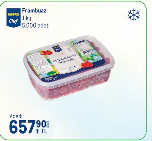 Metro Chef Frambuaz 1Kg
