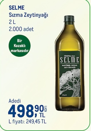 Selme Sızma Zeytinyağı 2 L