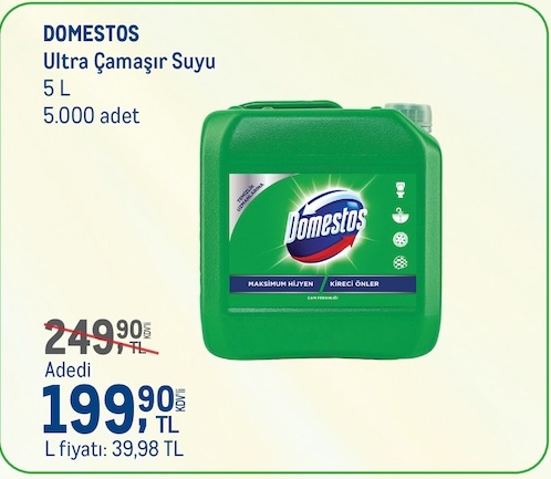 Domestos Ultra Çamaşır Suyu 5 L