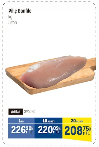 Piliç Bonfile Kg