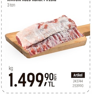 Kivircik Kuzu Kanat Pirzola 3 Ton