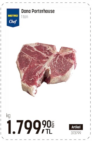 Metro Chef Dana Porterhouse 1 Ton