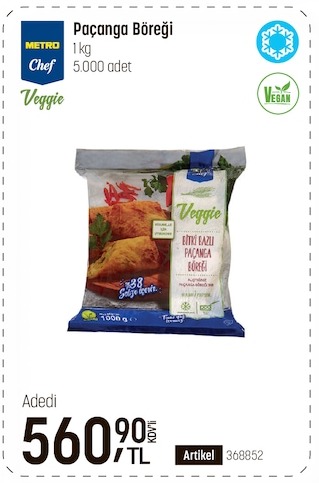 Metro Chef Paçanga Böreği 1Kg