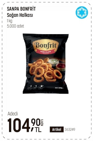 Sanpa Bonfrit Soğan Halkası 1Kg