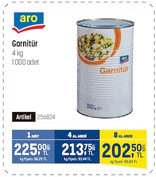 Aro Garnitür 4 Kg