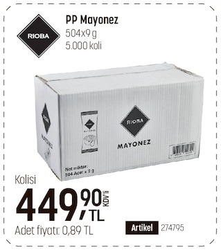 Rioba Mayonez 504X9G