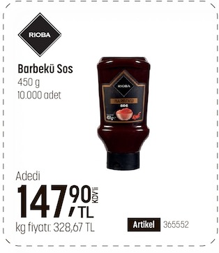 Rioba Barbekü Sos 450G