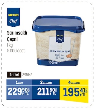 Metro Chef Sarımsaklı Çeşni 1Kg