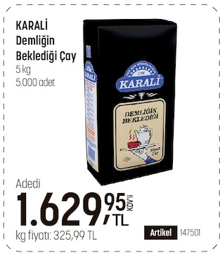 Karali Demliğin Beklediği Çay 5Kg