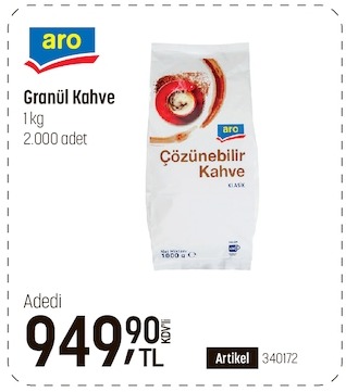 Aro Granül Kahve 1Kg
