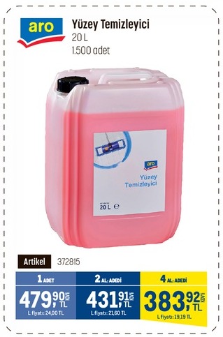 20 L Yüzey Temizleyici