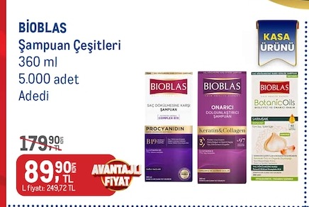 Bioblas Şampuan Çeşitleri 360Ml