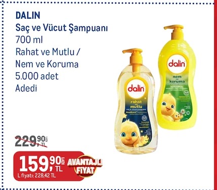 Dalin Saç Ve Vücut Şampuanı 700Ml