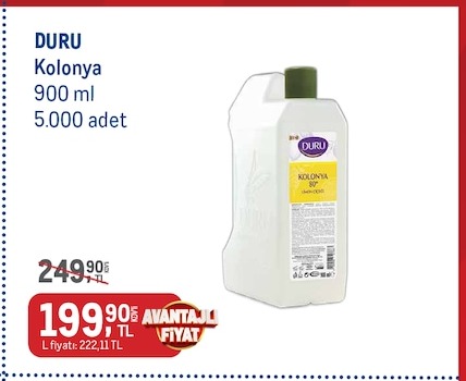 Duru Kolonya 900 Ml