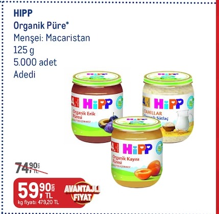 Hipp Organik Püre 125 G