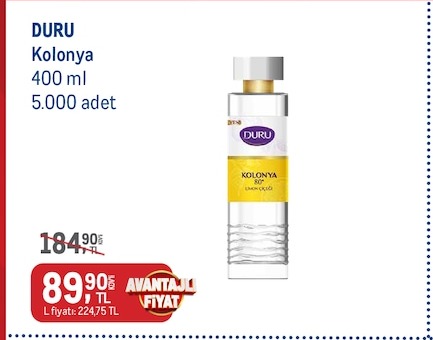 Duru Kolonya 400 Ml