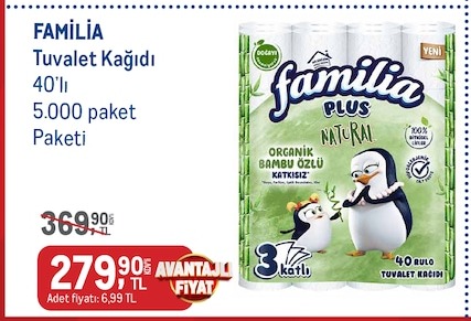 Familia Tuvalet Kağıdı 40'Lı