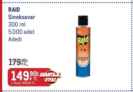 Raid Sineksavar 300 Ml