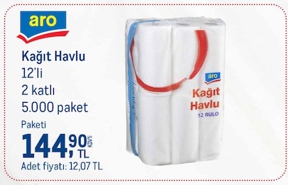 Aro Kağıt Havlu 12'Li