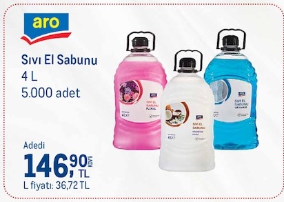 Aro Sıvı El Sabunu 4L