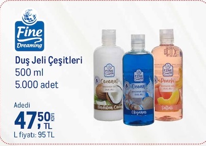 Fine Dreaming Duş Jeli Çeşitleri 500Ml