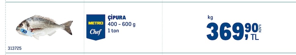 Çipura 400 - 600 G Kg