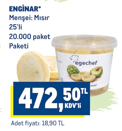 Enginar 20.000 Paket Paketi