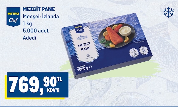 Metro Chef Mezgit Pane 1 Kg