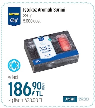 Metro Chef Istakoz Aromalı Surimi 320G