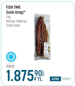 Fish Time Soslu Unagi 1Kg