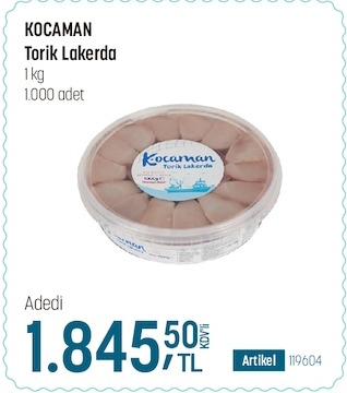 Kocaman Torik Lakerda 1Kg