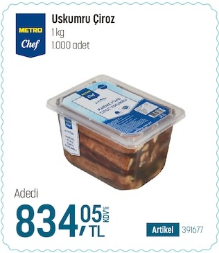 Metro Chef Uskumru Çiroz 1Kg