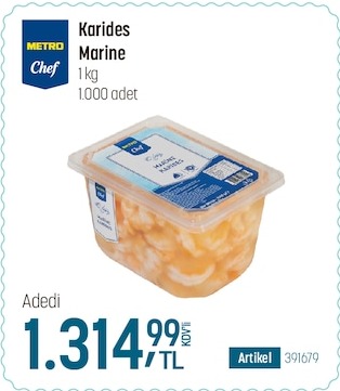 Metro Chef Karides Marine 1Kg