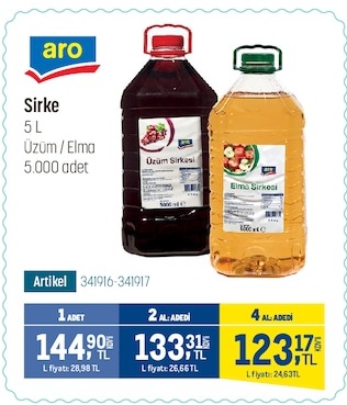 Aro Sirke 5L Üzüm/Elma