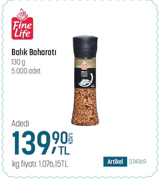 Fine Life Balık Baharatı 130G