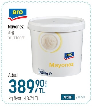 Aro Mayonez 8Kg