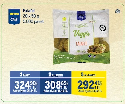 Metro Chef Falafel 20 X 50 G