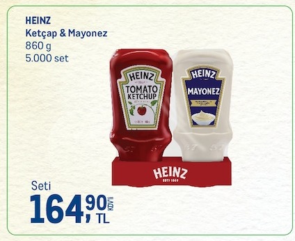 Heinz Ketçap & Mayonez 860G
