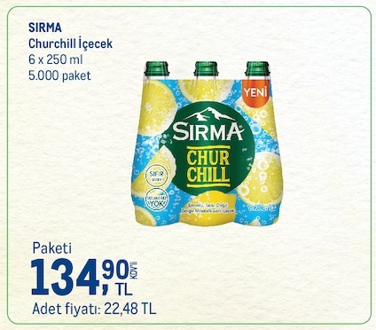 Sirma Churchill İçecek 6X250Ml