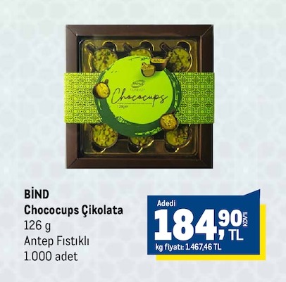 Bi̇nd Chococusp Chocolate 126G