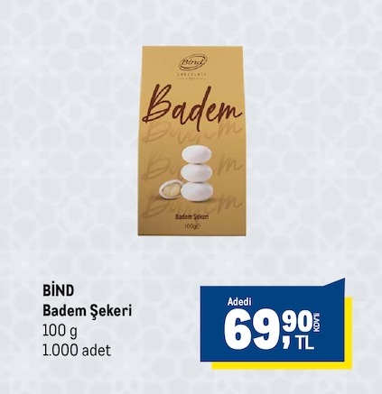 Bi̇nd Badem Şekeri 100G