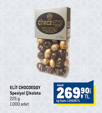 Elit Chocoeggy Spesiyal Çikolata 225G