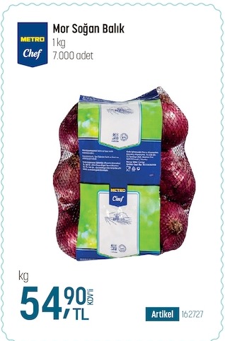 Metro Chef Mor Soğan Balık 1Kg