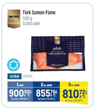 Türk Somon Füme 500G