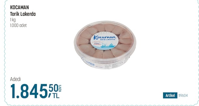 Kocaman Torik Lakerda 1Kg