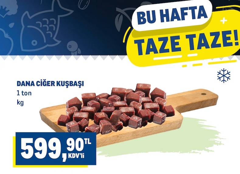 Dana Ciğer Kuşbaşı 1 Kg