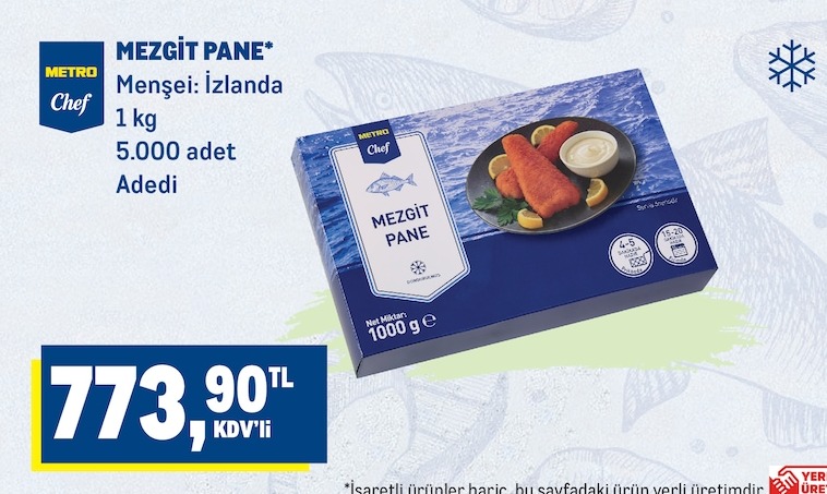 Metro Chef Mezgit Pane 1Kg