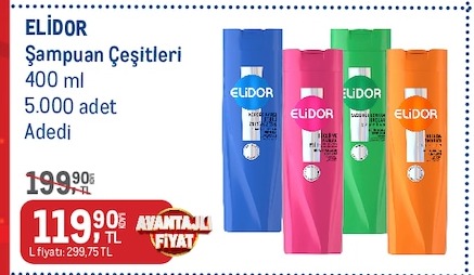 Elidor Şampuan Çeşitleri 400Ml