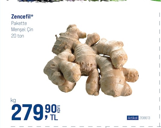 Zencefil Paket 20 Ton